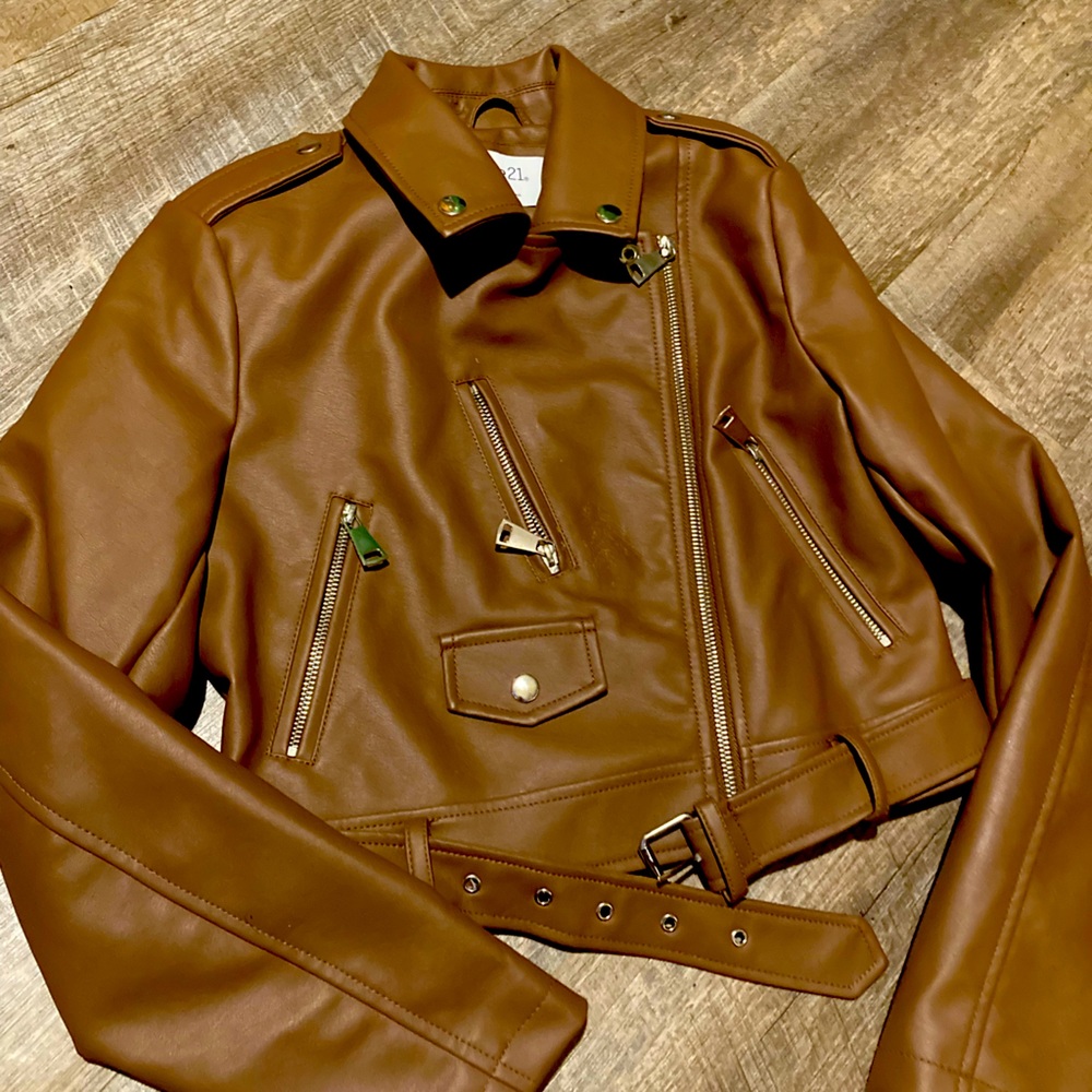 Faux Leather Jacket